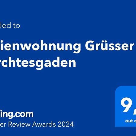 Ferienwohnung Gruesser In Berchtesgaden Kültér fotó
